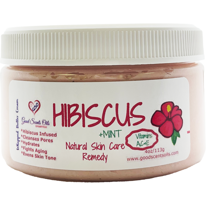 Good Scents Oils - Elderberry & Hibiscus + Mint Plant Based Skin Cream 4 Oz