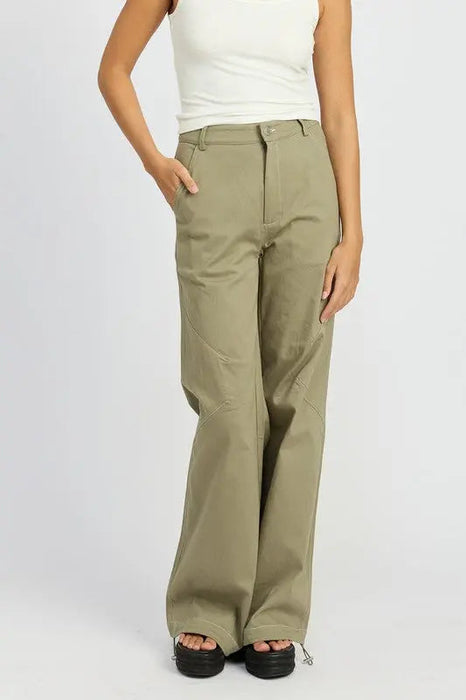 High Waisted Wide Leg Pants