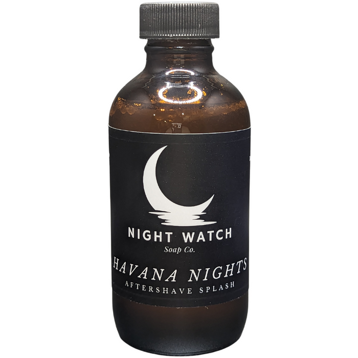 Night Watch Soap Co. Havana Nights Aftershave Splash 4 Oz