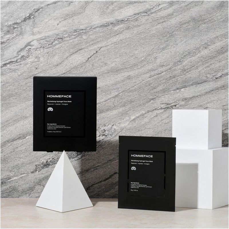 HommeFace HommeFace Revitalizing Hydrogel Face Mask Set - 5 Masks x 18g Face Mask