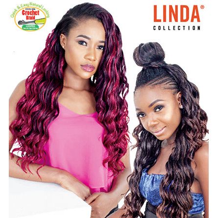 Mill's Beauty Supply Linda Collection - Barbados Beach Wave 22in Crochet