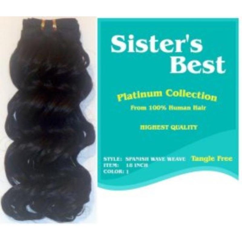 Mill's Beauty Supply Sister's Best - Spanish Wave Weave - 14in Weave