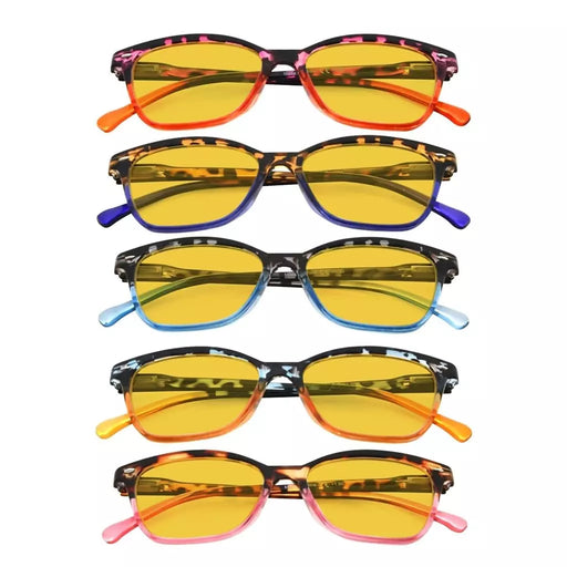 eyekeeper.com 5 Pack Stylish Blue Light Blocking Reading Glasses HP9111 Eyeglasses