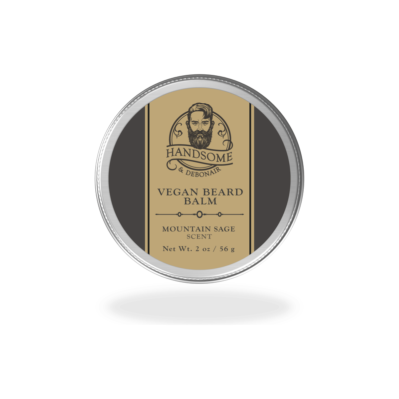 Handsome & Debonair Mountain Sage Vegan Beard Balm Men's Grooming