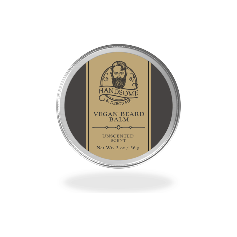 Handsome & Debonair Unscented Vegan Beard Balm Men's Grooming