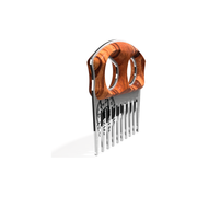 Handsome & Debonair Tiger Wood Stainless Beard Pick Styling Tools