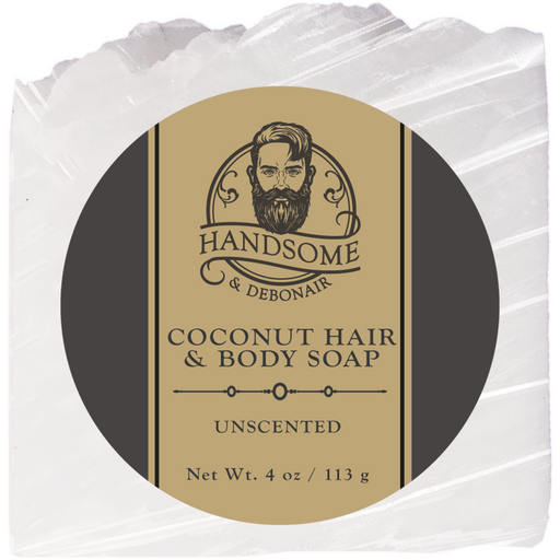 Handsome & Debonair - Coconut Hair & Body Soap 4 oz