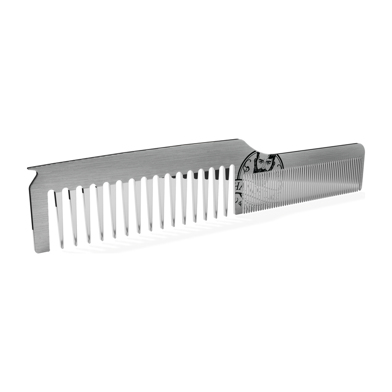 Handsome & Debonair Stainless Dual Tooth Comb Hair Styling