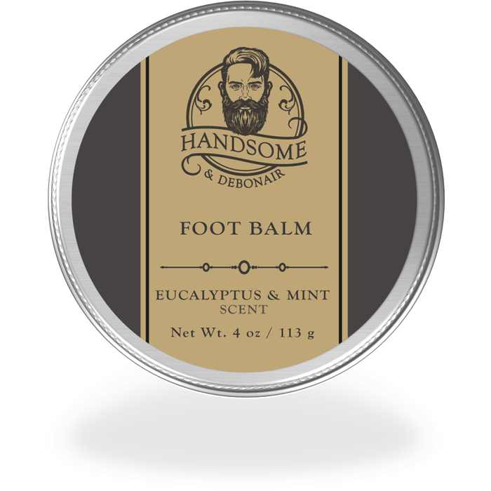 Handsome & Debonair - Eucalyptus & Peppermint Foot Balm 4oz