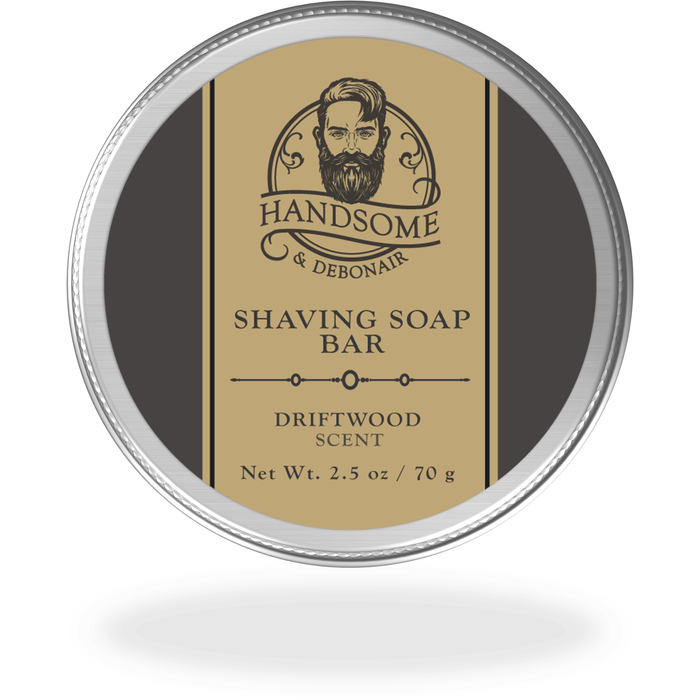 Handsome & Debonair - Driftwood Shaving Soap Bar 2.5oz