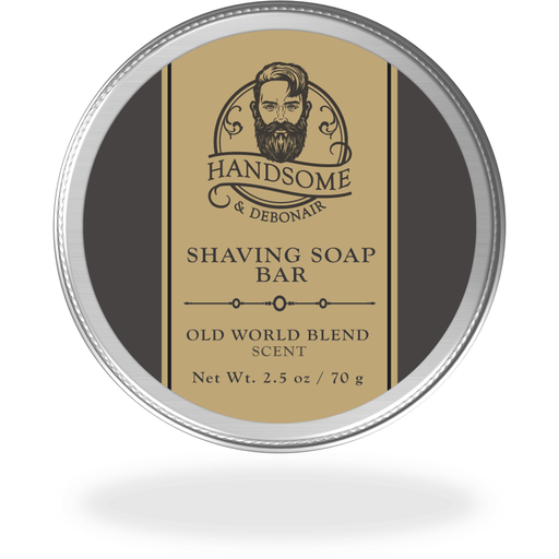 Handsome & Debonair - Old World Blend Shaving Soap Bar 2.5oz