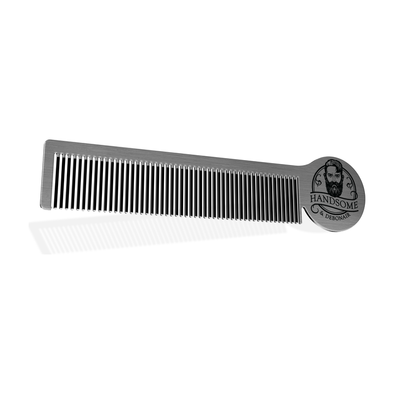 Handsome & Debonair Stainless Moustache Comb Men's Grooming