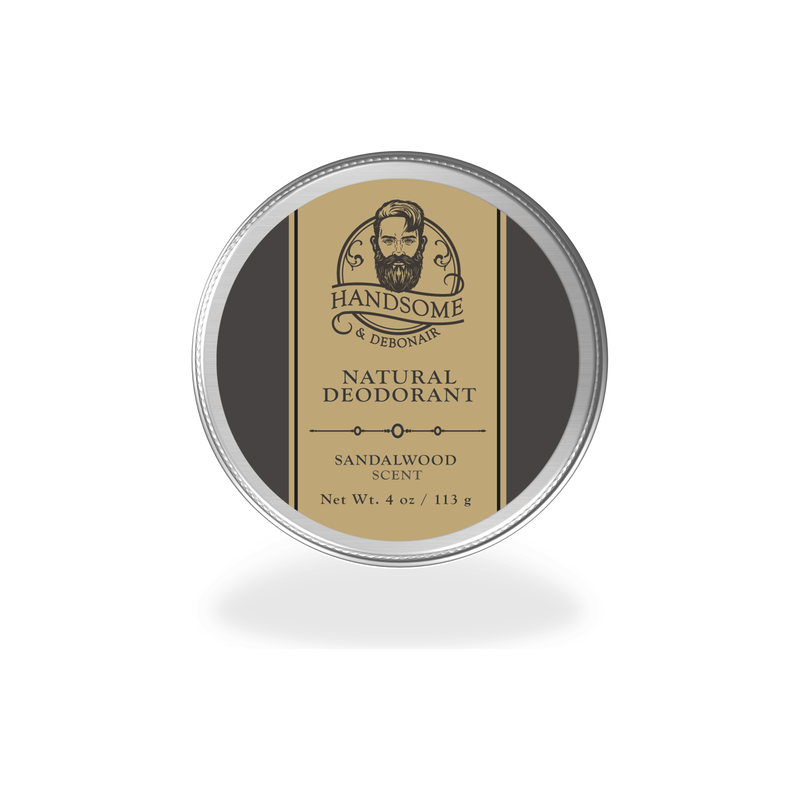 Handsome & Debonair Natural Deodorant Sandalwood Skin Care Body