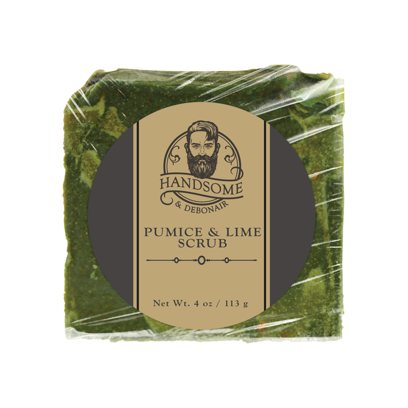 Handsome & Debonair Pumice & Lime Scrub Cleanser