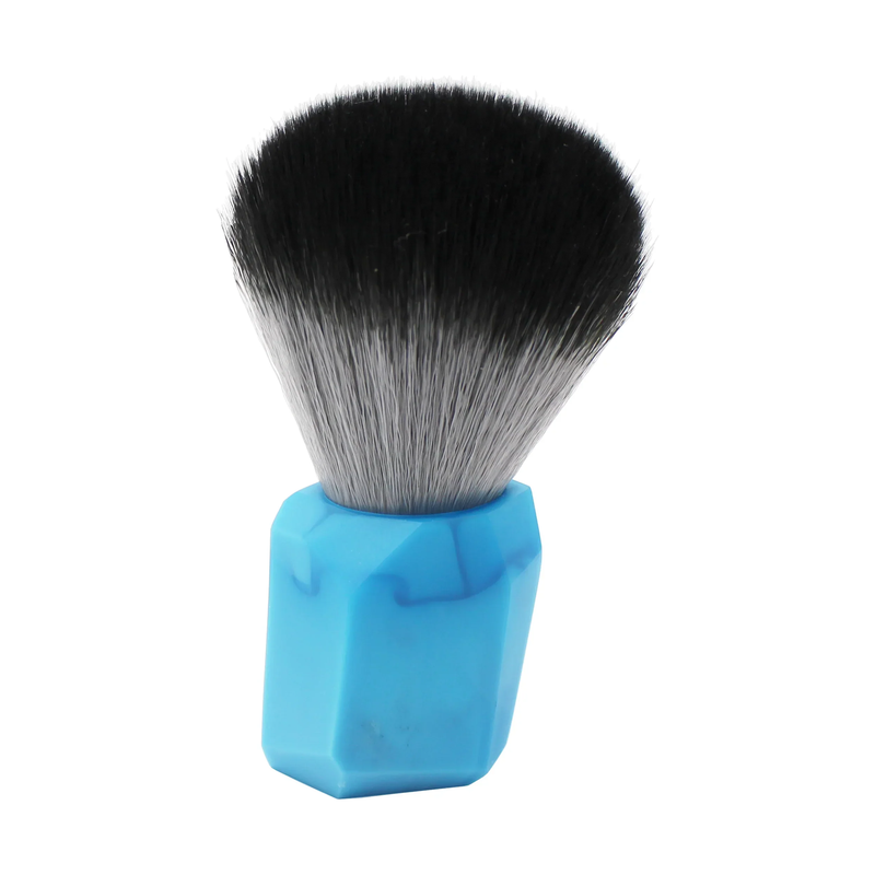 Handsome & Debonair Geo Blue Shaving Brush Shaving Tool