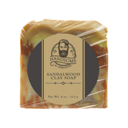 Handsome & Debonair Sandalwood Clay Soap Cleanser