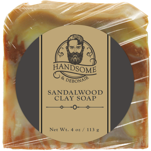 Handsome & Debonair - Sandalwood Clay Soap 4oz