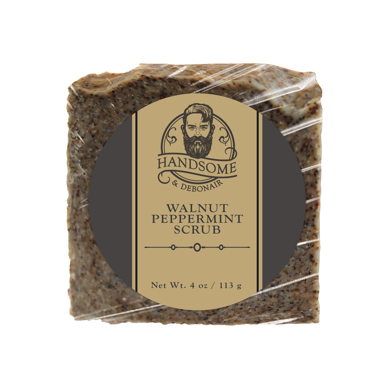 Handsome & Debonair Walnut Peppermint Scrub Cleanser