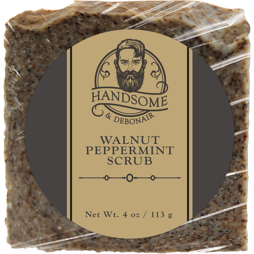 Handsome & Debonair - Walnut Peppermint Scrub 4oz