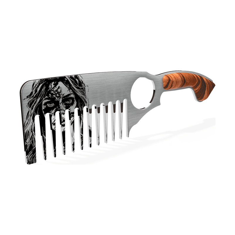 Handsome & Debonair Zombie Girl Beard Comb Styling Tools