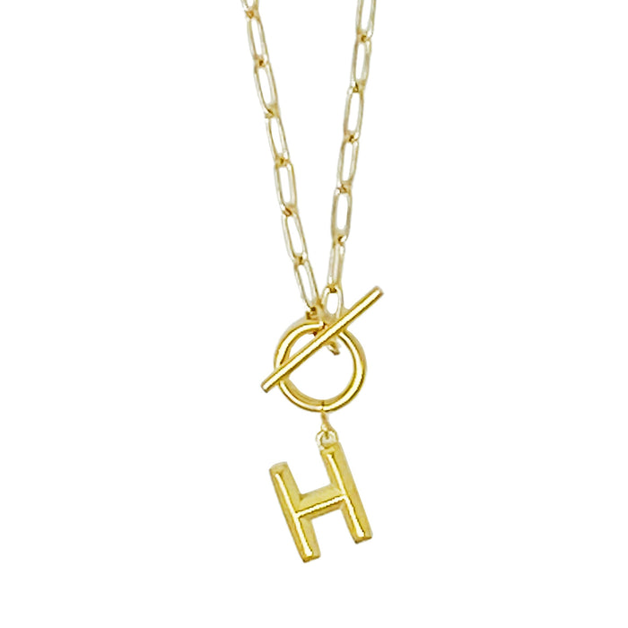 Modern Classic Initial Necklace