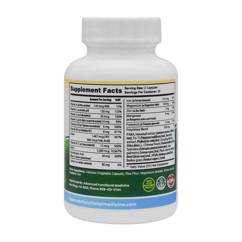 Advanced Functional Medicine Supplements Hair/Skin/Nails Professional (Amazing hair, skin, and nails!)