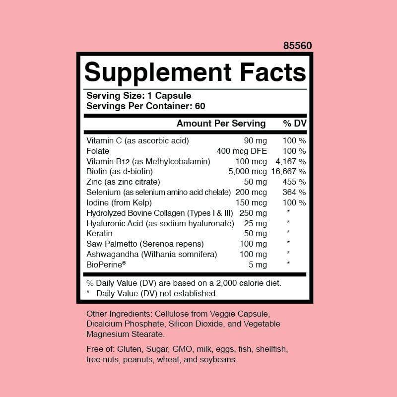 Suplementos Laura Posada by The Brand Atelier Hair-X | Regenerar el Crecimiento, Fuerza y Volumen del Cabello