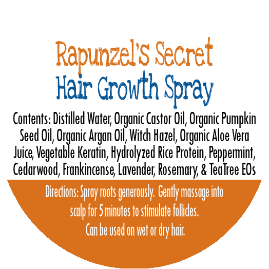 By Robin Creations Hair Growth Treatment Spray - Now With Pumpkin Seed Oil! Hair, Brows & Eyelashes