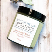 Butter Me Up Organics Hair & Nail Mask for long hair growth and healthy nails Hair