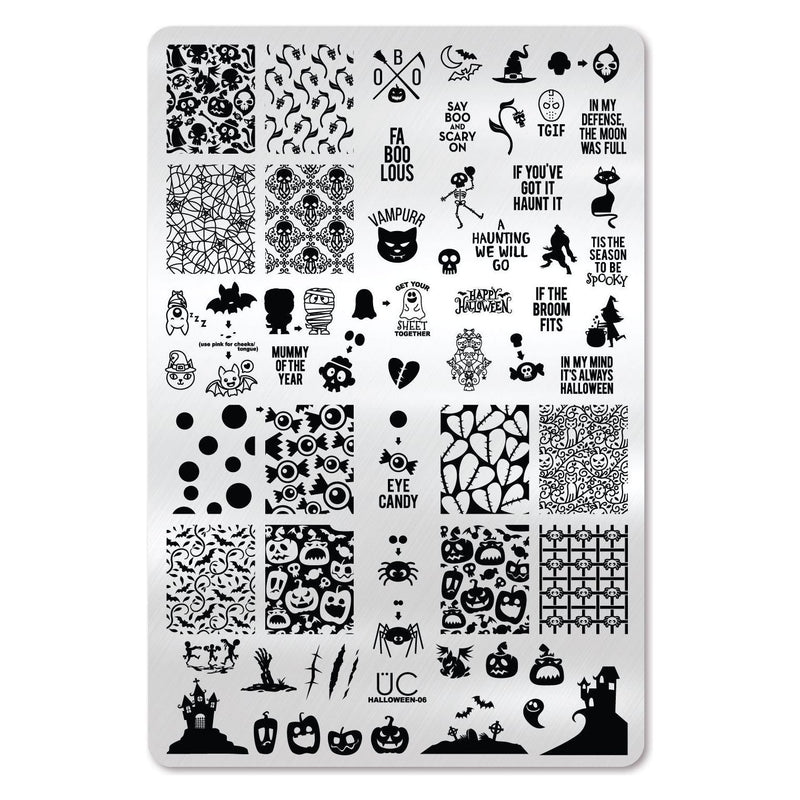 UberChic Beauty Halloween-06 Stamping Plate