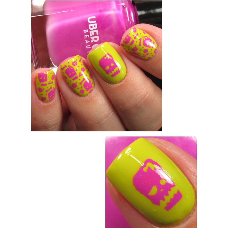 UberChic Beauty Halloween-07 Stamping Plate