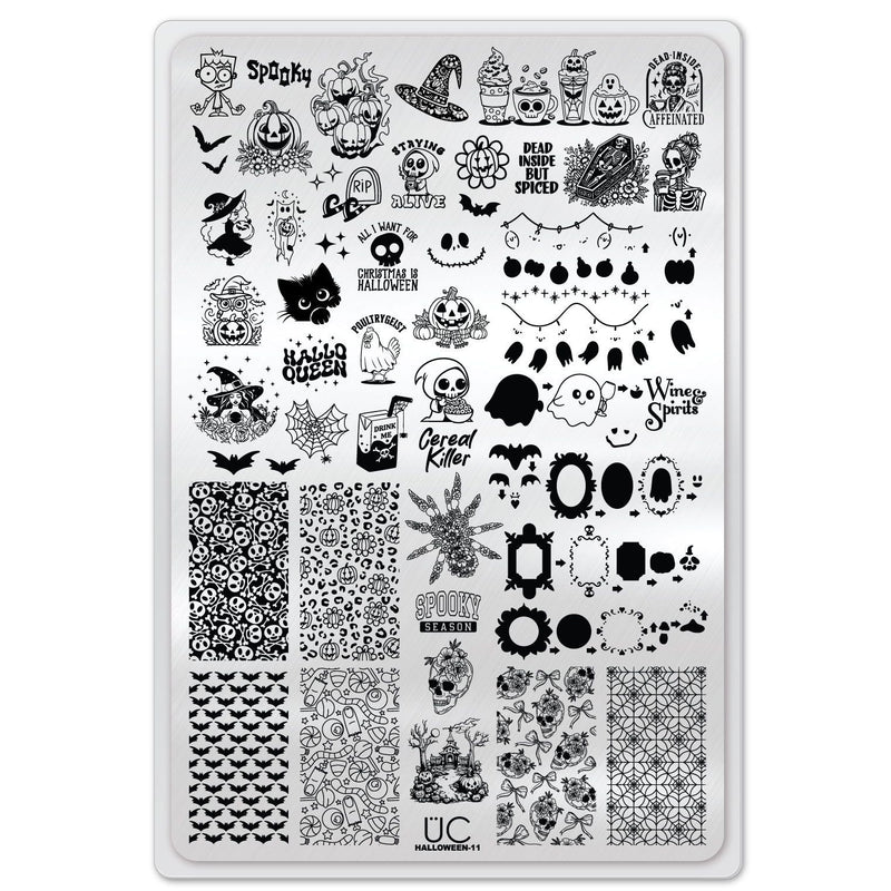 UberChic Beauty Halloween-11 Stamping Plate