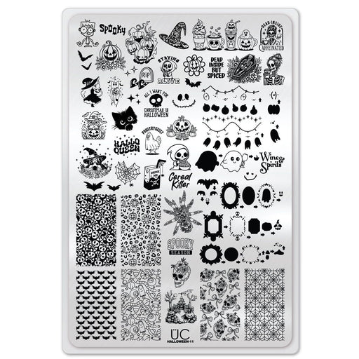UberChic Beauty Halloween-11 Stamping Plate