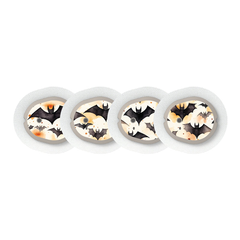 Peelz Halloween Bats Designed for the DEXCOM G7 and Stelo Transmitter Peelz/Stickers