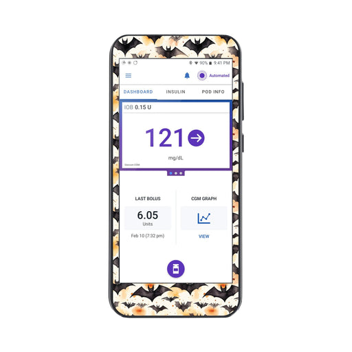 Peelz Halloween Bats Sticker for Omnipod® 5 Controller – Pump Peelz Peelz/Stickers