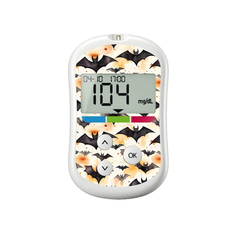 Peelz Halloween Bats for OneTouch Verio Flex Glucometer Peelz/Stickers