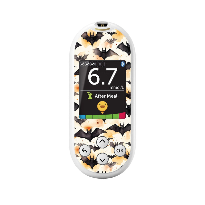 Peelz Halloween Bats for OneTouch Verio Reflect Glucometer Peelz/Stickers
