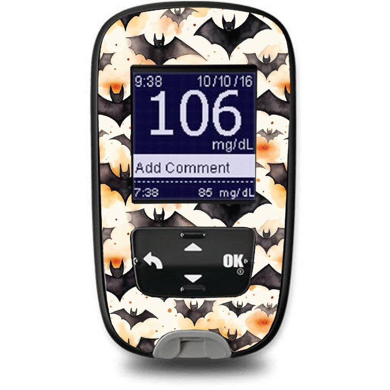 Peelz Halloween Bats for the Accu-Chek Guide Glucometer Peelz/Stickers
