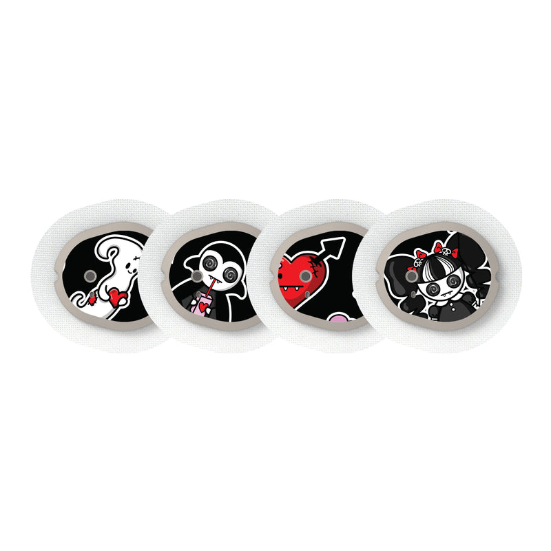 Peelz Halloween Valentine Designed for the DEXCOM G7 and Stelo Transmitter Peelz/Stickers