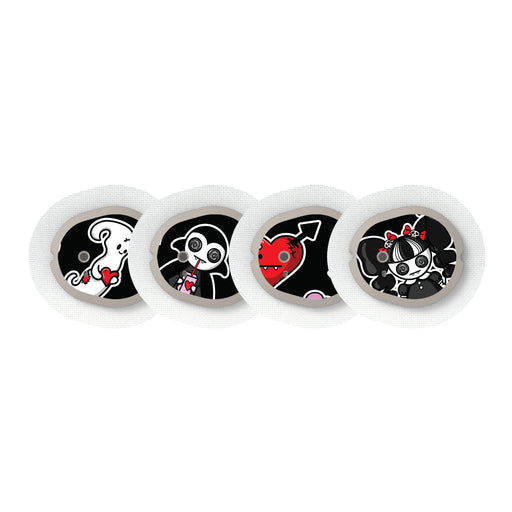Peelz Halloween Valentine Designed for the DEXCOM G7 and Stelo Transmitter Peelz/Stickers