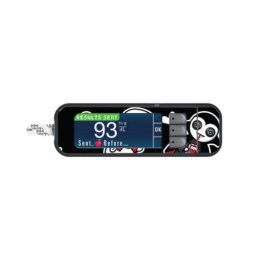 Peelz Halloween Valentine for Bayer Contour Next Glucometer Peelz/Stickers