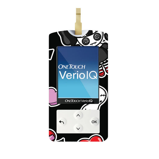 Peelz Halloween Valentine for OneTouch Verio IQ Glucometer Peelz/Stickers
