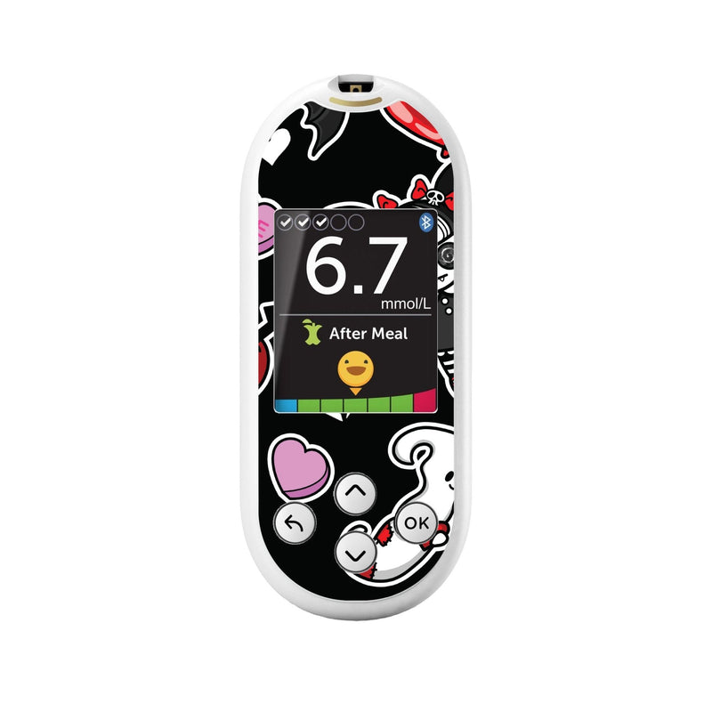 Peelz Halloween Valentine for OneTouch Verio Reflect Glucometer Peelz/Stickers