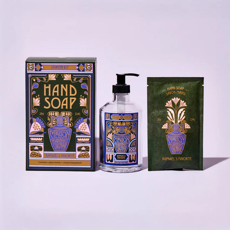 This is Beauty US Maison Mascarell Hand Soap Starter Kit Dispenser & Soap Refill - Imperfect Container