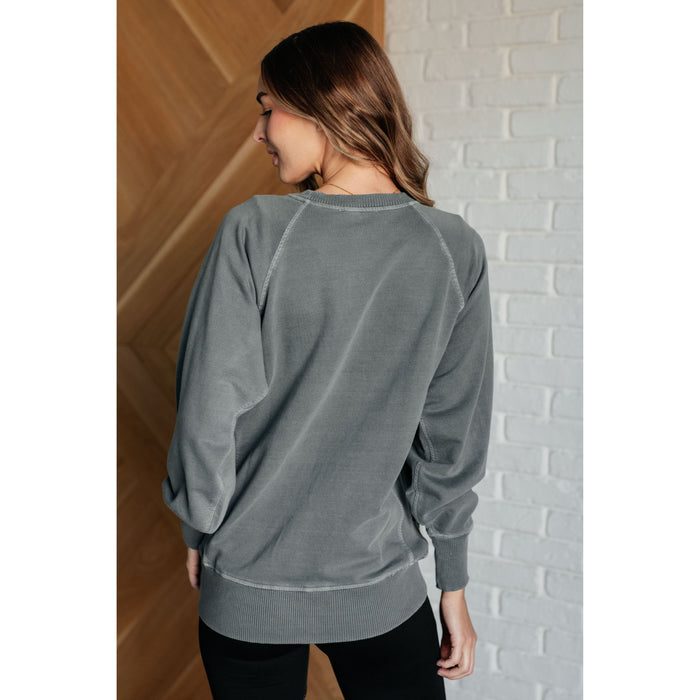 Hands Down Favorite Sweatshirt in Ash Jade