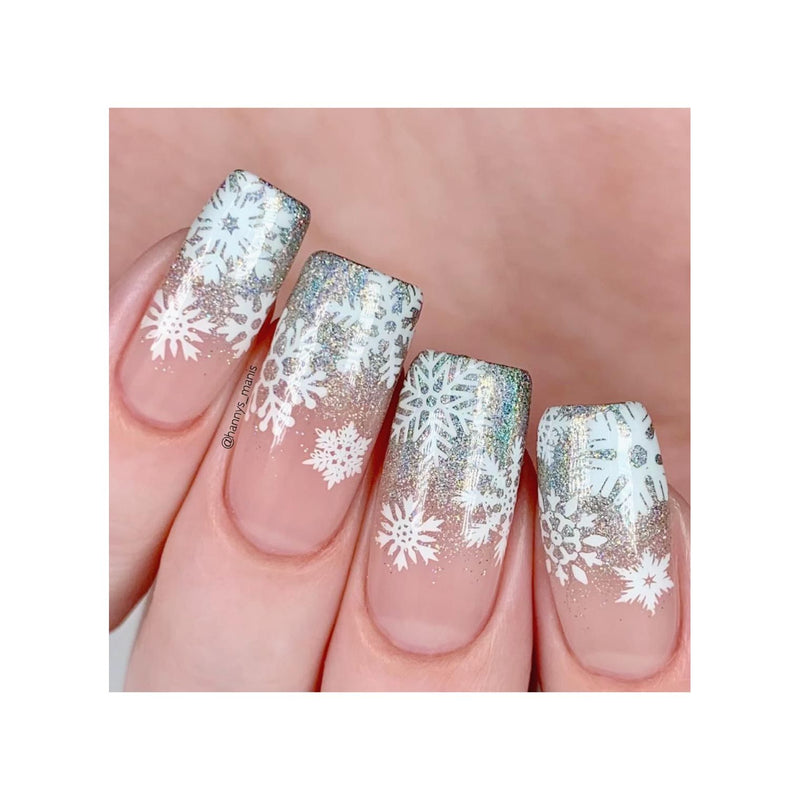 UberChic Beauty Let It Snow Stamping Plate