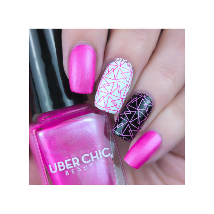 Uberchic Beauty Happy Birthday To Me   Stamping Polish