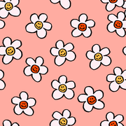 Peelz Happy Flowers Dexcom G6 Transmitter Sticker Peelz/Stickers