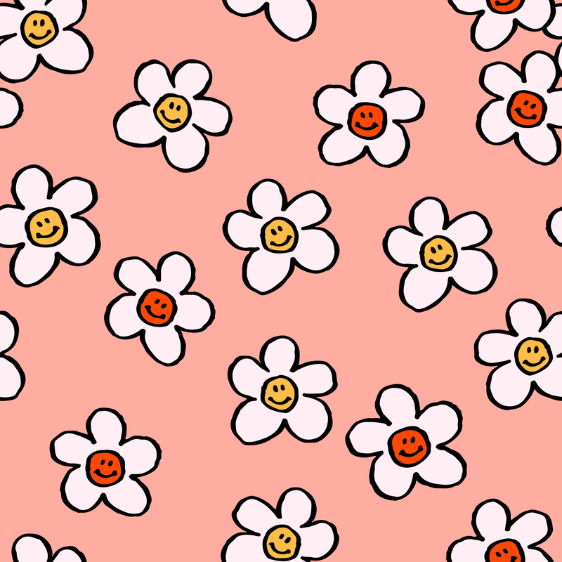 Peelz Happy Flowers Sticker Designed for the DEXCOM G7 and Stelo Transmitter Peelz/Stickers