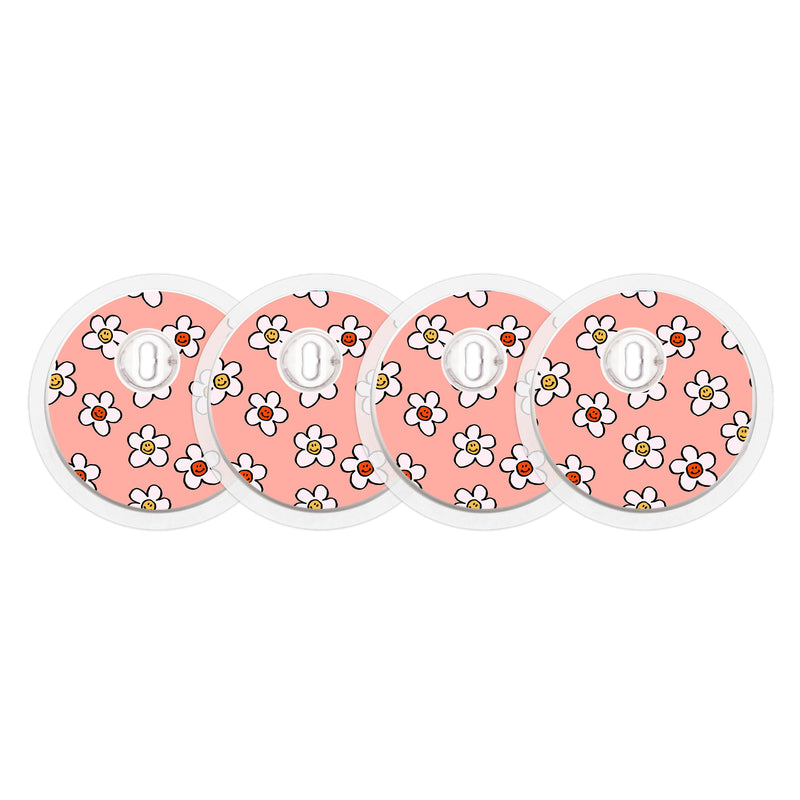 Peelz Happy Flowers Sticker Designed for the FreeStyle Libre 3 Plus & Lingo  Sensor Peelz/Stickers